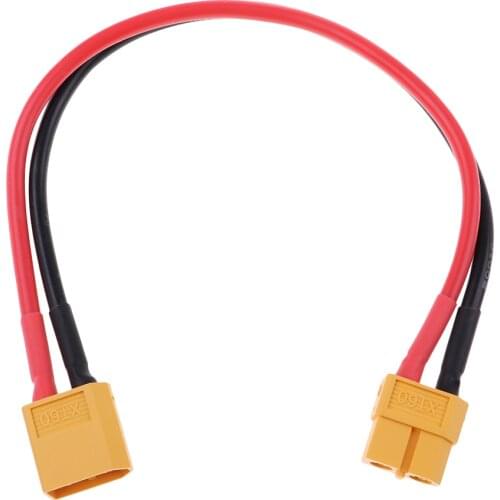 2pcs XT60 / XT-60 Connector Cable 14AWG Soft Silicone Lead Wire Male&Female