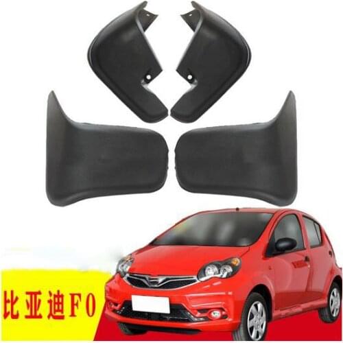 4PCS special for BYD F0 2015-2019 AUTO Mudguards car fender Mud Flaps Mudflaps