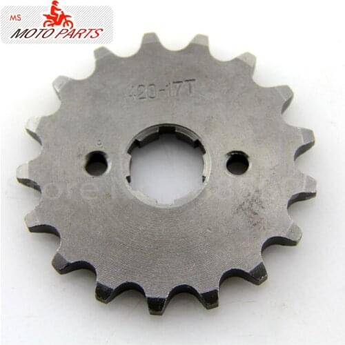 420 17 T Tooth 20mm Front Engine Sprocket for Orion Taotao SSR SDG Dirt Pit Bike ATV Quad Motor Moped Buggy Scooter Motorcycle