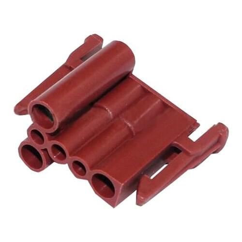 5 sets 6-hole automotive connector large brown hole plastic compound connector with terminals