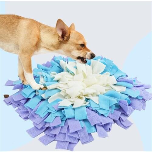 Dog Interactive Sniffing Mat Pet Nosework Training Blanket Puppy Anti Choke Feed Mats Relieve Stress Cat Slow Eating Puzzle Toy