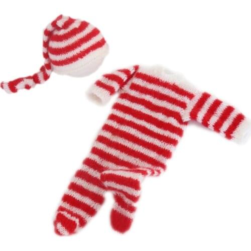 Santa Bonnet outfit Newborn Footed Romper and Sleep Bonnet set Christmas romper overall Baby Photo Props
