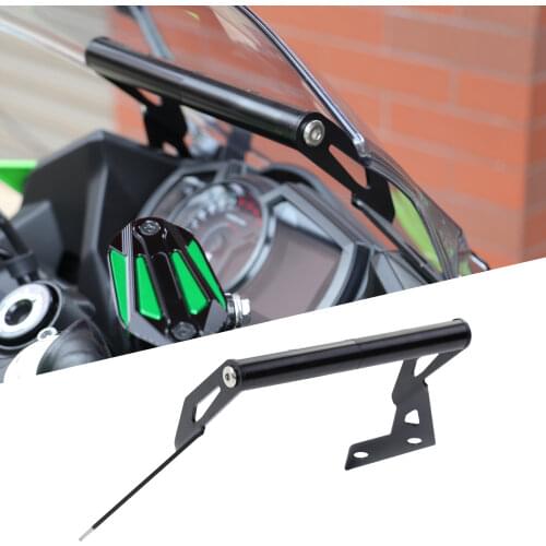 Motorcycle Windshield Extention Bracket For Gopro Sports Camera Cellphone Holder For Kawasaki Ninja400 2018-2021