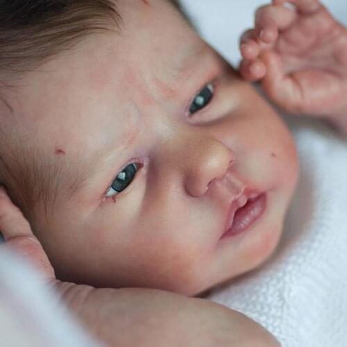 19 Inch 2062 Silicone Reborn Doll Set Newborn Baby Size Soft Set Limited Edition Unfinished Parts Popular Dolls