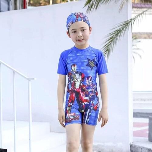 Boys Shark Swimsuit Children Swimwear UV Protection Sunscreen Baby Boy One Piece Swimsuit Rash Guards Infant Kids Bathing Suit