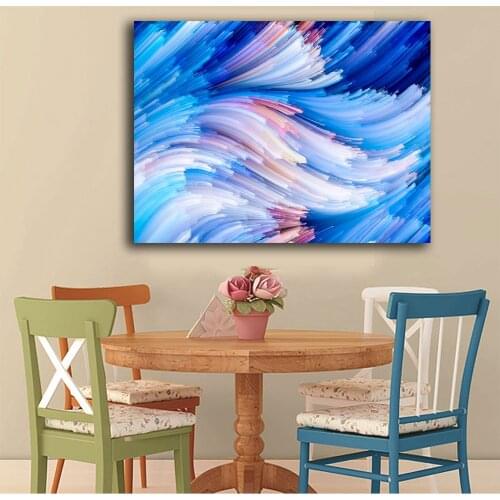 Fashion Oil Painting 5-(13) Colored line clouds Paiting Home Decor On Canvas Modern Wall Art Canvas Print Poster Canvas Painting