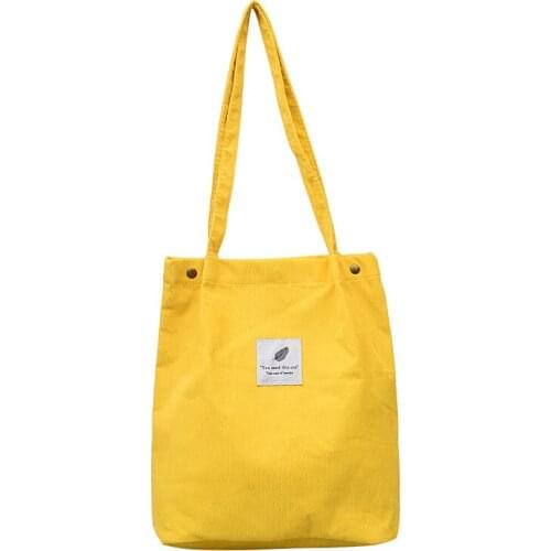 MOONBIFFY Women Solid Corduroy Shoulder Bags Shopping Bag Tote Package Crossbody Bags Purses Casual Handbag For Women Bookbag