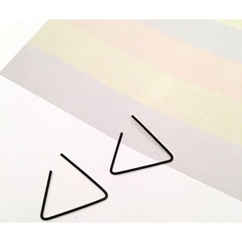 New minimalist open Triangle Earrings