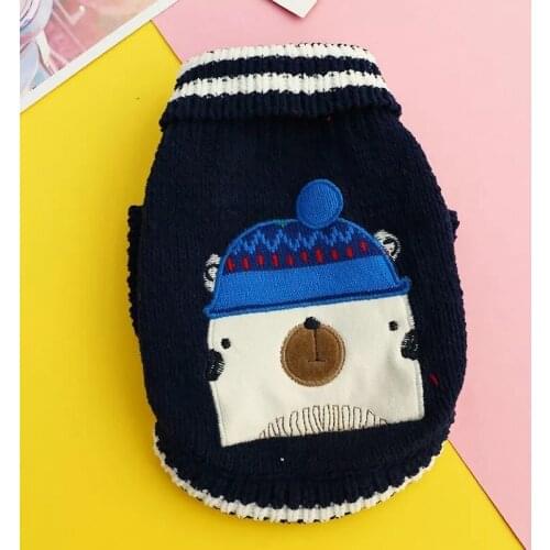 Teddy Dog Clothes Autumn Winter Dress French Bulldog Chihuahua Puppy Clothes Chenille Sweater Series Slightly Soft 100% Cotton