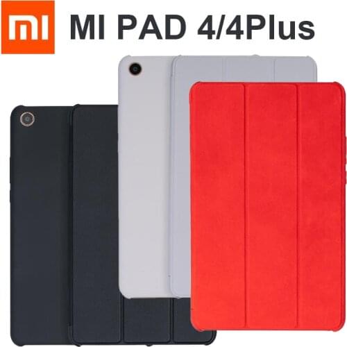 Original Xiaomi Mi Pad4 Pad 4 Plus Flip Case Stand Smart Cover 10 " / 8" Tablet Cover PU Leather / Full Protector Sleeve Bag