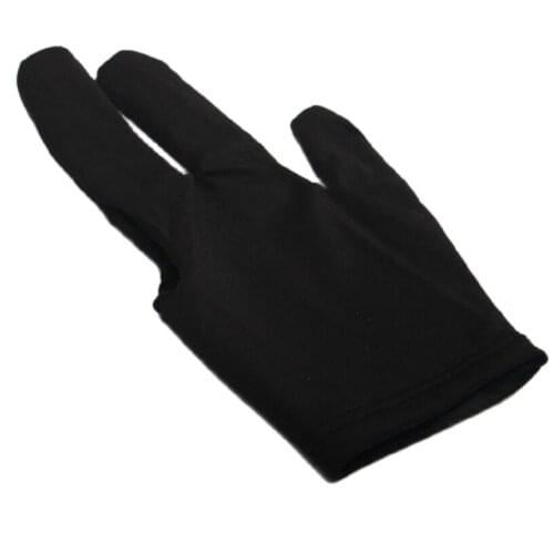 Wholesale 100 Pcs/lot Cue Billiard Pool Gloves Shooters 3 Fingers Snooker Accessories biljart handschoenen guantes de billar