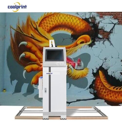 Factory Direct to 3D Wall Inkjet Printer 3D Wall Painting Machine