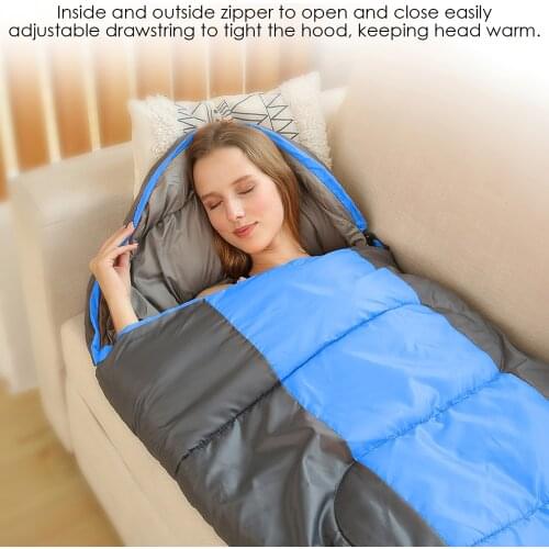 Brand New Adult Outdoor Sleeping Bag Travel Camping Single Double Waterproof Winter Sleeping Bag One-Piece Seamless Sleeping Bag
