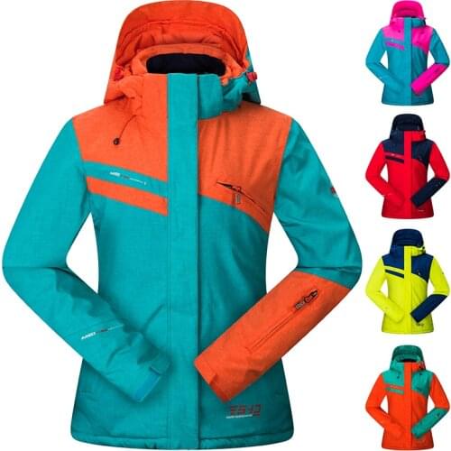 Women Ski Jacket New Windproof Waterproof Skiing And Snowboard Jackets Female Winter Outdoor Warm Sports Coat Ski Equipment
