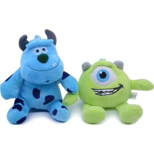 10cm Monsters University Mike Wazowski Sulley Sullivan Plush Toys plush Toys For Best kids gift