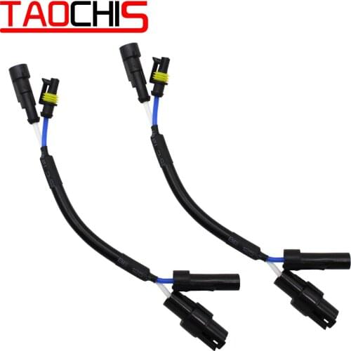2PCS Round KET trans to AMP Connector Plug socket adapter cable HID xenon ballast AUTO bulb transition wiring