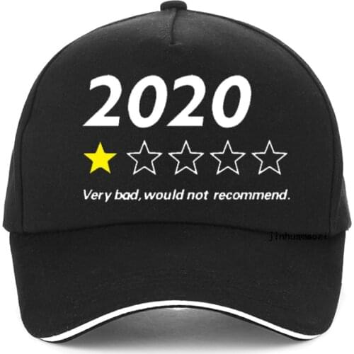 2020 Very Bad Would Not Recommend Funny Baseball cap Summer Mens 100% Cotton Snapback hat Humor women hip hop cap