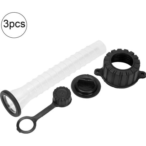3pcs Gas Can Spout Part Kit Vent Cap Gasket Fuel Container Exhaust Valve car accessories