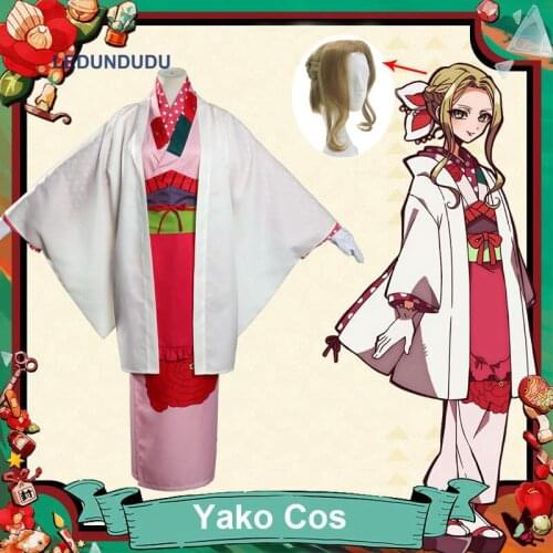 Anime Toilet Bound Hanako Kun Yako Cosplay Costumes Woman Kimono Party Outfits Miko Halloween Carnival Cosplay Women Uniform