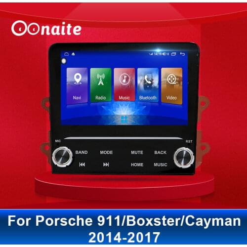 Oonaite 7 inch Car DVD Radio Multimedia Audio Video player GPS Navigation for Porsche 911/Boxster/Cayman 2014-2017 WiFi 4G LTE