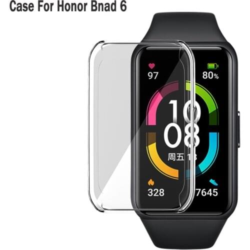TPU Case For Honor Band 6 Soft Plated All-Around Screen Protector Cover Honor band 6 Accessories Protector Full Cover Screen