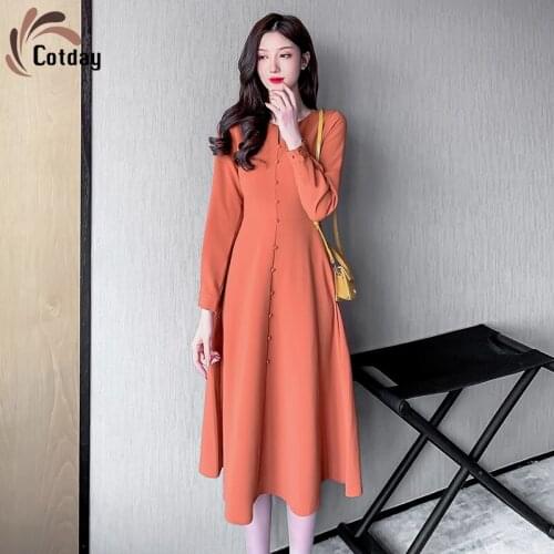 Cotday Long Sleeve Summer Dresses