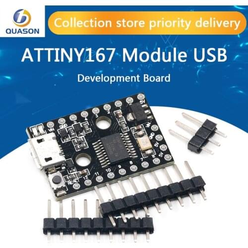 Digispark Pro kickstarter development board use Micro ATTINY167 module usb