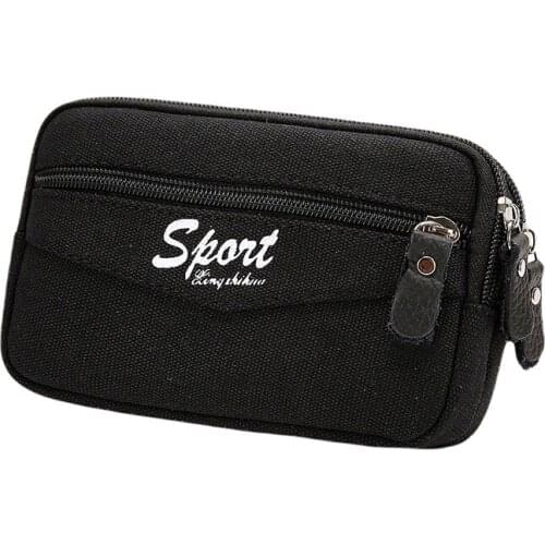 Mens Outdoor Sports Waist Bag Travel Waist Belt Bag Teenage Money Mobile Phone Pouch Running Bags Casual Fanny Pack for Male
