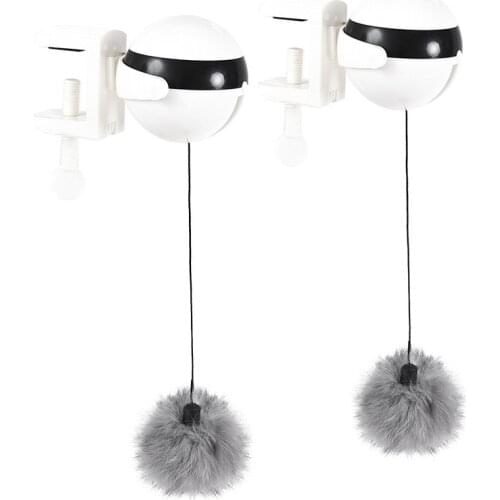 Interactive Pet Cat Ball Toy Electronic Motion Automatic Smart Lifting Yo-Yo Ball Flutter Teaser Cat Ball Toys