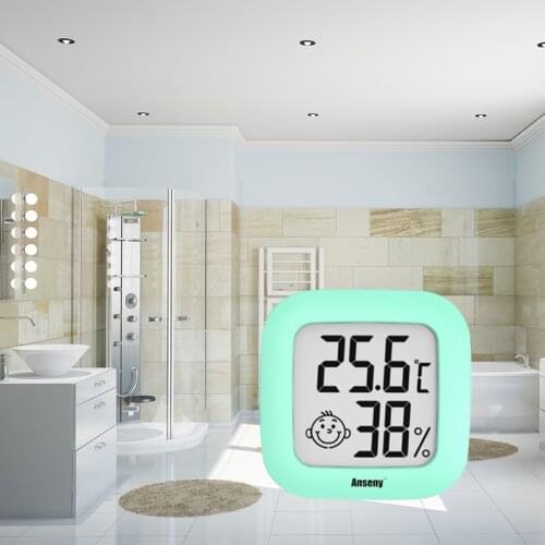 Indoor Temperature/Humidity Meter Easy Read Mini Digital Hygrothermograph Accurate Measurement Instrument Practical Easy Install