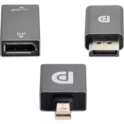 Jimier Mini DP DisplayPort to DP Adapter Male Female Ultra-HD UHD for Video PC Laptop TV 3pcs/set 1.2 4K 60hz