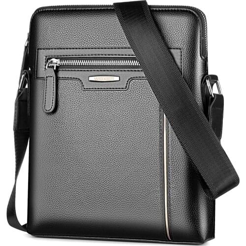 Leather Shoulder Bag Mens Bags Crossbody Shoulder Bags Tote Business Man Messenger Bag Split Soft Leather Bags Fashion Bags