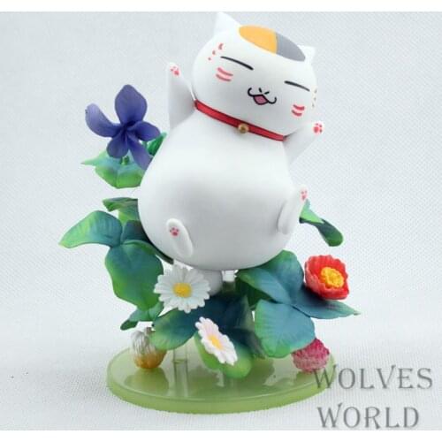 Cartoon Anime Natsumes Book of Friends Teacher Cat Action Figure Cute Animal Figurines in box Bithday Gift Home Decoration