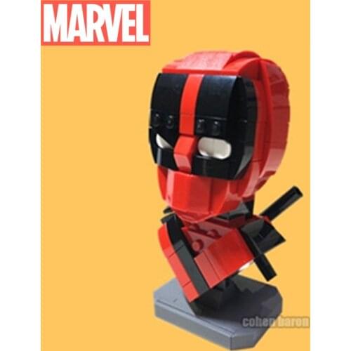New Marvel Super Heroes Avengers Deadpool Bust Collection Star Space Wars Stormtrooper Building Blocks Bricks Toy Gift Kid