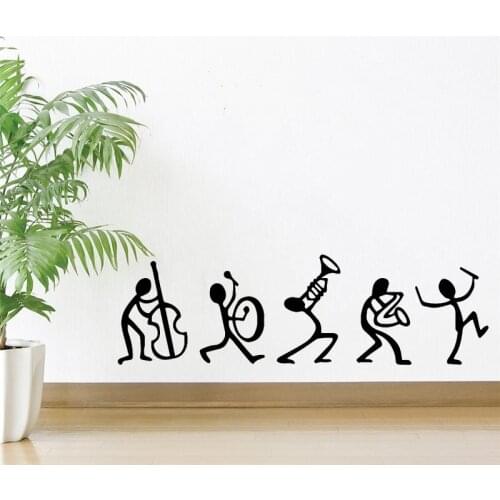 New Design Home Decor Vinyl Music Wall Sticker Art Deco Home Living Room Baby Room Decoration Poster Wall Sticker Decal