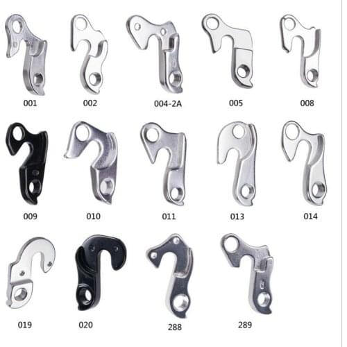 WholeSale 200pcs/lot Rear Derailleur Hangers Dropouts Mech Gear for Road Bike MTB with Bolts included 17 patterns Cheapeast HQ