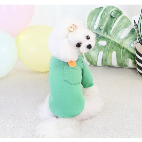 Wholesale New Autumn Winter Dog Clothes For Small Dogs Boy Girl Teddy Fleece Keep Warm Sweater Coat Puppy Outfit Pet Clothing