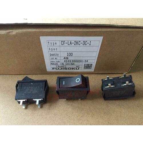 Original new 100% CF-LA-2KC rocker switch 3pin 2gear switch CF-LA-2KC-3C-1 20A 250V
