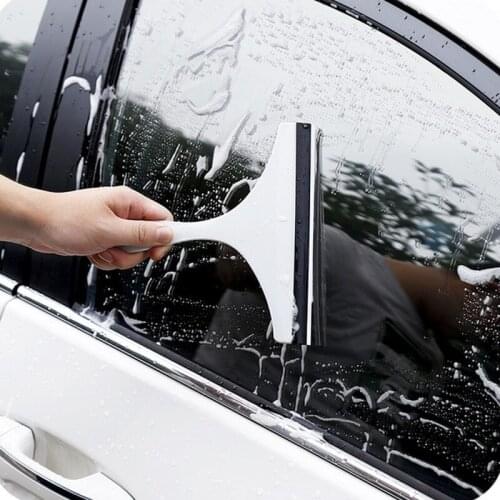 Useful Car Window Glass Wiper Cleaner Squeegee Mirror Car Blade Brush Home Shower Bathroom Mirror Car Blade Accessories