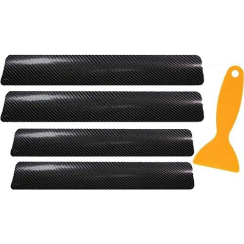 Durable Auto Car 3D Door Sill Sticker Plate Strip Universal Vehicle RV