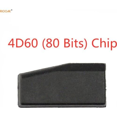 RIOOAK 10pcs 4D60 80 Bits Blank Chip TP06 Auto Carbon Car Key Transponder Chip ID60 80Bit for ford for Nissan for Kia Toyota