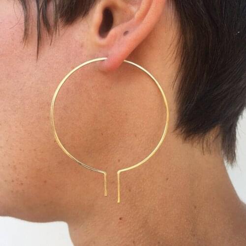 Gold Hoops Earrings Oorbellen Gold Filled/Silver Handmade Jewelry Ize Boho Orecchini Pendientes Earrings For Women Brincos