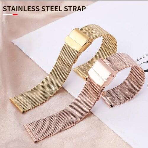 Mesh Stainless Steel Strap For Garmin Vivomove 3s Move 3S Vivoactive 4s Active S Smartwatch High Grade Replacement Wrist Band