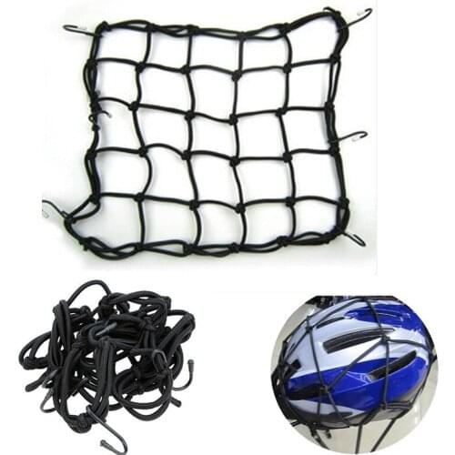 Motorcycle Bike Cargo Net Elastic Luggage Rope Fastened Elastic Cord Fixed Hook For Camping Fishing Cycling Durable To Use C3
