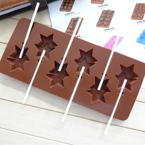 1Pcs Silicone Mold Fondant Cookie Mould Cake Decorating Tools Kitchen Gadgets Lollipop Mold Food Grade Multifunction