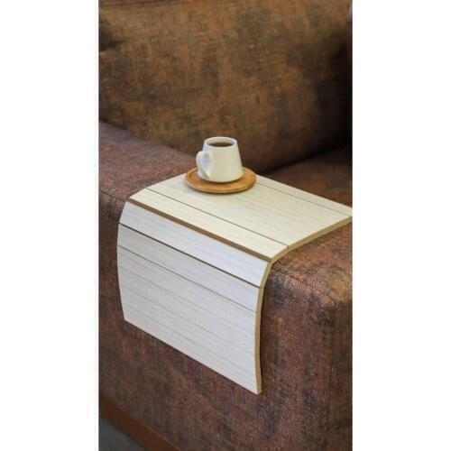 Modern 60x30 White Portable Yansehpa coffe table