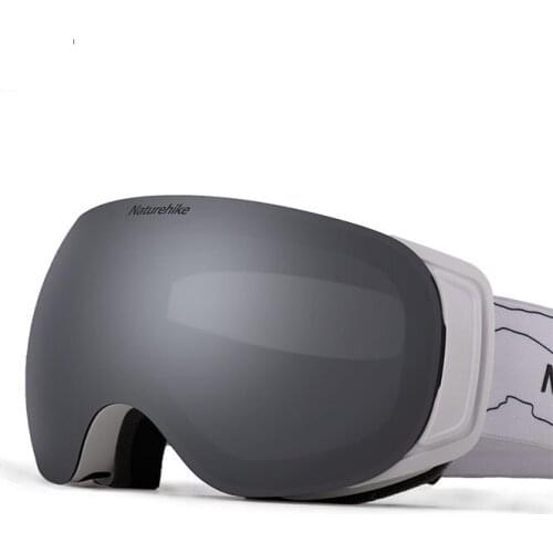 Light Comfortable Magnetic Ski Goggles UVA 400 Fog-proof Flexible Durable Replaceable Lens System NH20HX001 Naturehik