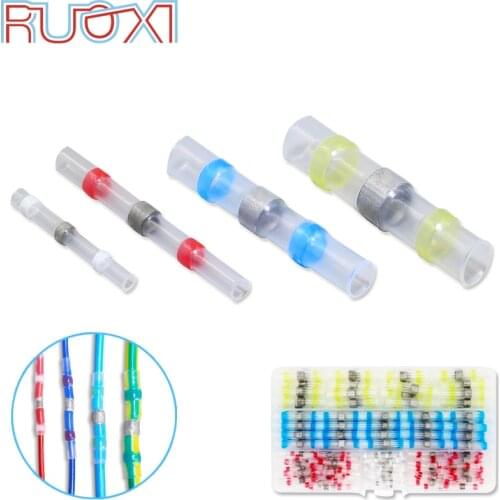 Heat shrinkable wire connector 0.25-6.0mm2 casing welding waterproof quick docking terminal boxed 50 pieces and 100 pieces