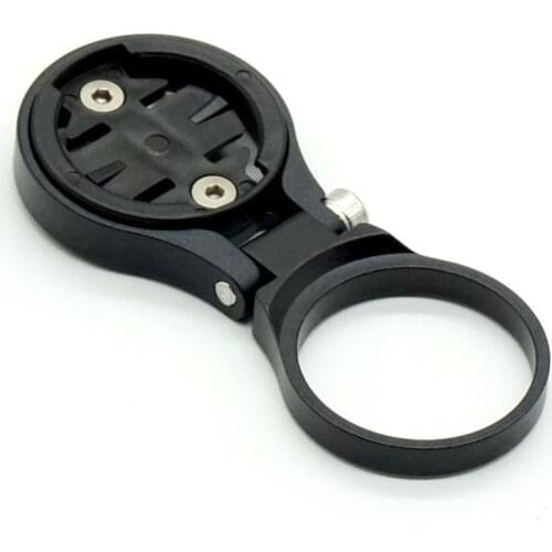 Holder GPS Cycling Bike Computer Mount Support Stopwatch Front Aluminum Alloy Folding Stem Adjustable Angle For Garmin Edge