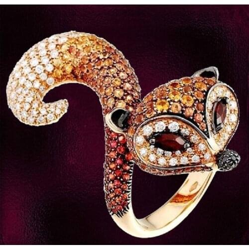 YADELAI Rings With Diamonds